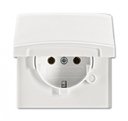 ABB Allwetter 2CKA002064A0289 Розетка (16 А, IP44, под рамку, крышка, с/у, з/к, альпийский-белый)