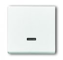 ABB Basic55 2CKA006599A2997 Накладка светорегулятора нажимного (подсветка, альпийский белый)