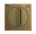 ABB Династия 2CKA001710A4089 Накладка с ручкой для поворотного выключателя жалюзи (античная латунь)