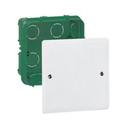 Legrand 089271 Batik Коробка распределительная для сплошных стен 85х85х40 с крышкой 100х100мм