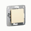 Legrand Cariva 695905 Выключатель кнопочный (10 А, под рамку, возм. накладного монтажа, с/у, кремовый)