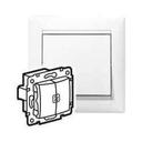 Legrand Valena 694290 Выключатель 1-клавишный (10 А, под рамку, с/у, с подсветкой, белый)