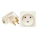 Legrand Quteo 782222 Розетка с вилкой (32 А, с/з, шторки, в сборе, о/у, белая)