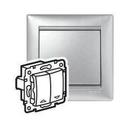 Legrand Valena 770104 Выключатель жалюзи (10 А, с фиксацией, под рамку, с/у, алюминий)