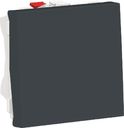 Schneider Electric Unica New NU320354 Переключатель одноклавишный (10 А, 2 модуль, под рамку, скрытая установка, антрацит)