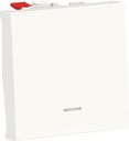 Schneider Electric Unica New NU320318S Переключатель одноклавишный с нейтралью (10 А, с возм. подсветки, 2 модуль, под рамку, скрытая установка, белый)