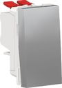 Schneider Electric Unica New NU310530 Переключатель двухклавишный (10 А, 1 модуль, под рамку, скрытая установка, алюминий)