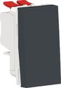Schneider Electric Unica New NU310554 Переключатель одноклавишный (10 А, 1 модуль, под рамку, скрытая установка, антрацит)
