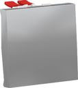 Schneider Electric Unica New NU320530 Переключатель двухклавишный (10 А, 2 модуль, под рамку, скрытая установка, алюминий)