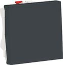 Schneider Electric Unica New NU320654 Выключатель однокнопочный (10 А, 2 модуль, под рамку, скрытая установка, антрацит)