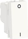 Schneider Electric Unica New NU310118 Выключатель одноклавишный двухполюсный (10 А, 1 модуль, под рамку, скрытая установка, белый)