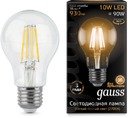 LED Filament A60 E27 10W 2700К (груша) светодиодная лампа
