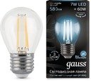 LED Filament Globe E27 7W 4100K (G45-шарик) светодиодная лампа
