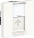 Schneider Electric Unica New NU341718 Розетка компьютерная (RJ45, 2 модуль, cat.6, STP, под рамку, скрытая установка, белая)