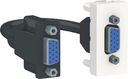 Schneider Electric Unica New NU343218 Розетка видео (VGA, 1 модуль, под рамку, скрытая установка, белая)