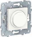 Schneider Electric Unica New NU551618 Светорегулятор поворотный (200 Вт, R+C+L, под рамку, скрытая установка, белый)