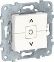 Schneider Electric Unica New NU520818 Выключатель трехклавишный для жалюзи (10 А, под рамку, скрытая установка, белый)