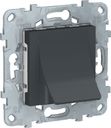 Schneider Electric Unica New NU586254 Вывод кабеля (под рамку, скрытая установка, антрацит)