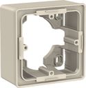 Schneider Electric Unica New NU800244 Коробка для накладного монтажа (1-постовая, открытой установки, бежевая)