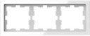 Schneider Electric Merten D-Life MTN4030-6520 Рамка 3-постовая (универсальная, белый кристалл)