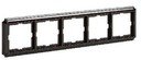 Schneider Electric Merten Antique MTN4050-4715 Рамка 5-постовая (универсальная, коричневый)