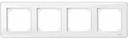 Schneider Electric Merten M-Creativ MTN4040-3500 Рамка 4-постовая (универсальная, прозрачная)