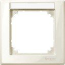 Schneider Electric Merten M-Smart MTN470144 Рамка 1-постовая (универсальная, поле для надписи, бежевый)