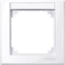 Schneider Electric Merten M-Smart MTN470125 Рамка 1-постовая (универсальная, поле для надписи, белый)