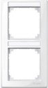 Schneider Electric Merten M-Smart MTN470219 Рамка 2-постовая (вертикальная, поле для надписи, полярно-белый)