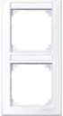 Schneider Electric Merten M-Smart MTN470225 Рамка 2-постовая (вертикальная, поле для надписи, белый)