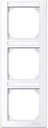 Schneider Electric Merten M-Smart MTN470325 Рамка 3-постовая (вертикальная, поле для надписи, белый)