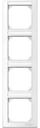 Schneider Electric Merten M-Smart MTN470419 Рамка 4-постовая (вертикальная, поле для надписи, полярно-белый)