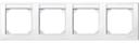 Schneider Electric Merten M-Smart MTN471419 Рамка 4-постовая (горизонтальная, поле для надписи, полярно-белый)