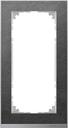 Schneider Electric Merten M-Pure Decor MTN4025-3669 Рамка 2-постовая (универсальная, сланец/алюминий)