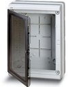 ABB 12794 EUROPA IP65 бокс настенный 275х370х140мм ШхВхГ прозр.дверь серый