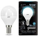 Лампа LED Globe E14 9.5W 4100K 1/10/50