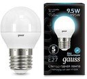 Лампа LED Globe E27 9.5W 4100K 1/10/50