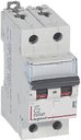 Legrand DX3 409196 Автоматический выключатель двухполюсный 2А (6 кА, C)