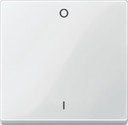 Schneider Electric System M MTN432219 Клавиша одиночная "вкл/выкл" (полярно-белая)
