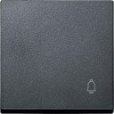 Schneider Electric System M MTN439814 Клавиша одиночная "Звонок" (антрацит)