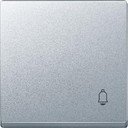 Schneider Electric System M MTN439860 Клавиша одиночная "Звонок" (алюминий)