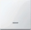Schneider Electric System M MTN436019 Клавиша одиночная с линзой (индикация, полярно-белая)