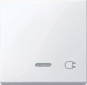 Schneider Electric System M MTN435225 Клавиша одиночная с линзой "Штепсельная вилка" (индикация, белая)