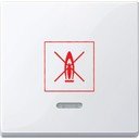 Schneider Electric System M MTN3307-0325 Клавиша одиночная с линзой "Нагреватель" (индикация, белая)