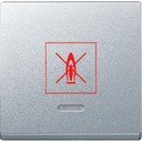 Schneider Electric System M MTN3307-0460 Клавиша одиночная с линзой "Нагреватель" (индикация, алюминий)