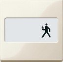 Schneider Electric System M MTN432344 Клавиша одиночная с полем для написи (бежевая)