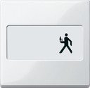 Schneider Electric System M MTN432319 Клавиша одиночная с полем для написи (полярно-белая)