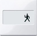 Schneider Electric System M MTN432325 Клавиша одиночная с полем для написи (белая)