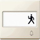 Schneider Electric System M MTN3365-0344 Клавиша одиночная с полем для написи "Звонок" (бежевая)