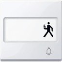 Schneider Electric System M MTN3365-0325 Клавиша одиночная с полем для написи "Звонок" (белая)